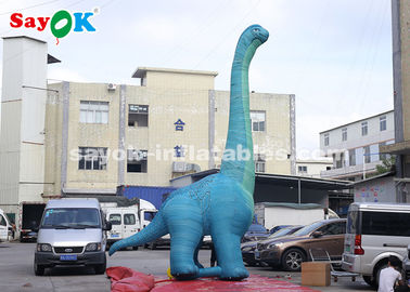 الديناصور المضغوط لعيد الميلاد 7m H نموذج الديناصور الضخم المضغوط مع منفخ الهواء للمعرض