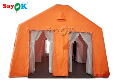 خيمة طوارئ قابلة للنفخ بنيت بسرعة خيمة الحجر الصحي المتنقلة القابلة للنفخ لتعيين المرضى