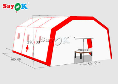 خيمة طوارئ قابلة للنفخ خيمة قابلة للنفخ مقاومة للماء قابلة للنفخ لتعيين أسرة بمضخة هواء