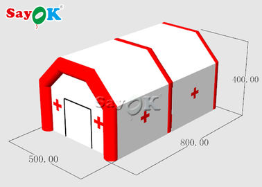 خيمة طوارئ قابلة للنفخ للمياه - خيمة طبية كبيرة قابلة للنفخ / خيمة مستشفى ميدانية