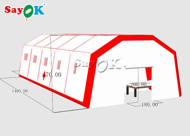 خيمة مأوى قابلة للنفخ Gaint بنيت بسرعة خيمة هوائية قابلة للنفخ لتعيين المرضى CE SGS ROHS