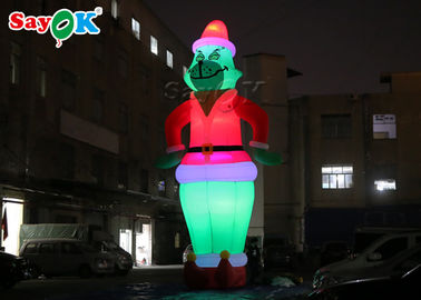 شخصيات الكرتون المضخمة المخصصة 8.5M ديكور عيد الميلاد في الهواء الطلق نموذج شخصية الكرتون المضخمة