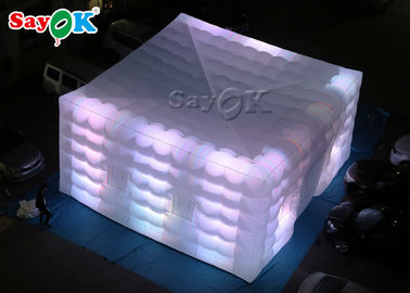 خيمة مكعب قابلة للنفخ مربع ضوء LED عملاق خيمة هوائية قابلة للنفخ للمعارض حدث SGS ROSH