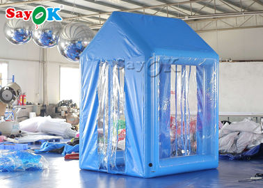 2x2x3 متر الأزرق PVC نفخ خيمة الطبية الانحلال البشري قناة التطهير قناة