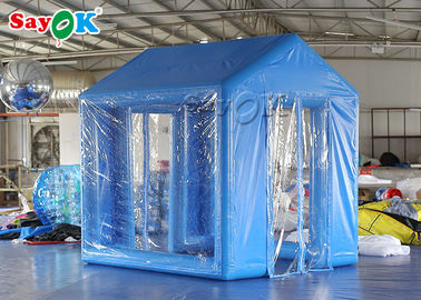 نفخ الإطار خيمة 3x2.5x3M ماء مكافحة الفيروسات نفخ خيمة طبية محكم مع مضخة الهواء