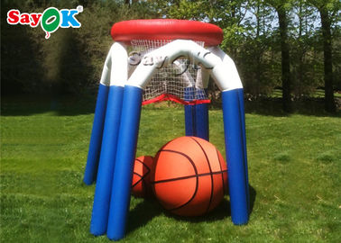 مخصص نفخ الألعاب الرياضية الوحش في الهواء الطلق لعبة الرماية لكرة السلة مع منفاخ الهواء