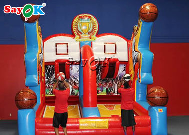 لعبة رماية كرة السلة التجارية المضحكة لعبة كرة السلة القابلة للنفخ العملاقة ألعاب حفلات قابلة للنفخ للبالغين