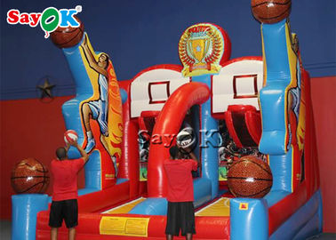 لعبة رماية كرة السلة التجارية المضحكة لعبة كرة السلة القابلة للنفخ العملاقة ألعاب حفلات قابلة للنفخ للبالغين