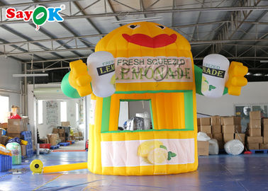 خيمة عمل قابلة للنفخ PVC 3 * 3 * 4mH خيمة حامل عصير الليمون القابل للنفخ