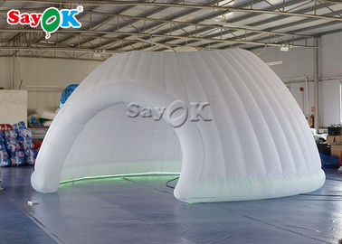 في الهواء الطلق نفخ خيمة الحدث 6m نفخ القباني وقبة خيمة مع ضوء LED