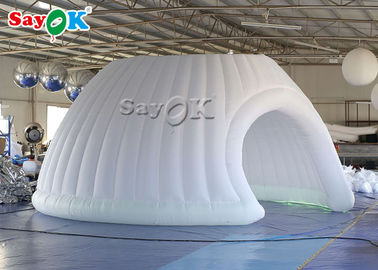 في الهواء الطلق نفخ خيمة الحدث 6m نفخ القباني وقبة خيمة مع ضوء LED