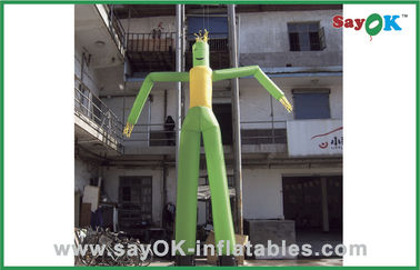 رقص رجل هواء أخضر رجل رقص بالون قابل للنفخ أحمق أنبوب رجل للإعلان