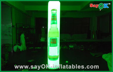 الترويجية LED نفخ إضاءة الديكور عمود صغير قابل للنفخ 2M الطول