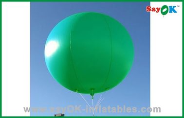 عطلة نفخ بالون زاهية اللون الأخضر الهليوم نفخ البالون