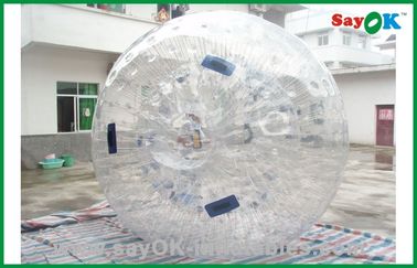 ألعاب تجمع قابل للنفخ جاينت ترانبارنت كرة زورب قابلة للنفخ 2.3 × 1.6 متر كرة هامستر بشرية