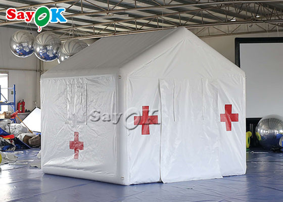 خيمة المستشفى الميداني المتنقلة 3x3mH خيمة طوارئ قابلة للنفخ للمجال العسكري