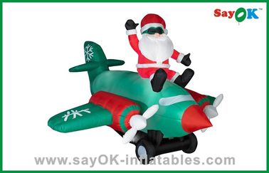 ضربة كبيرة للنفخ بابا نويل في الهواء الطلق حتى زينة عيد الميلاد مع SGS