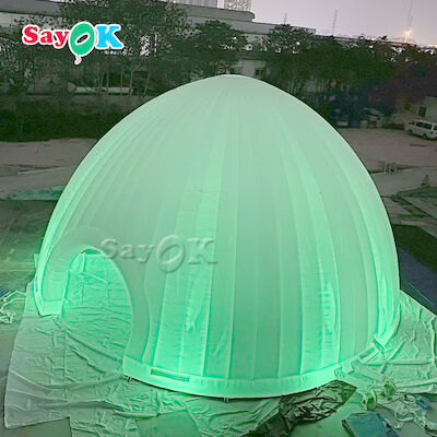 خيمة العشب المضخمة للخارج 15x7.5mH LED Light خيمة هوائية مضخمة للتخييم