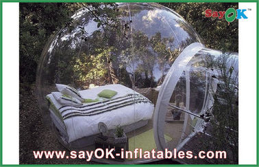 خيمة قبة شفافة PVC نفخ شفافة، نفخ خيمة فقاعة