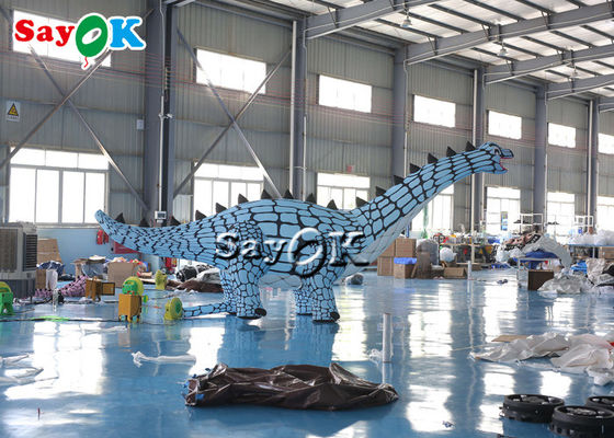 3m 10ft أزرق قابل للنفخ عيد الميلاد ديناصور للديكور الداخلي في الهواء الطلق