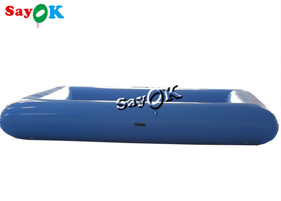مسبح مضخم ألعاب أزرق صغيرة تجارية الأطفال حمام سباحة مضخم مع مضخة 4x4x0.6mH