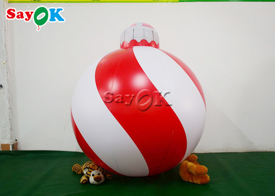 1.2 متر الأحمر نفخ ندفة الثلج الكرة مهرجان عيد الميلاد ساحة الديكور