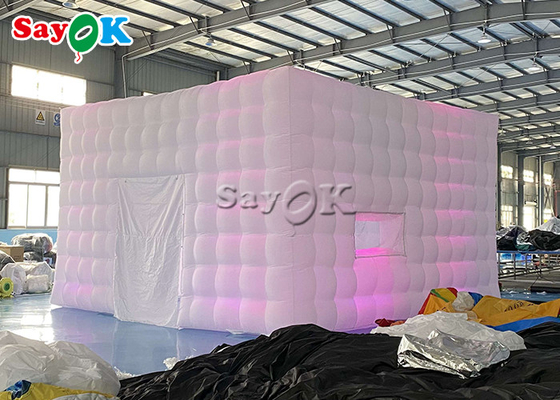 خيمة قابلة للنفخ في الهواء الطلق مخصصة 6m 20ft خيمة مربعة قابلة للنفخ حفل زفاف
