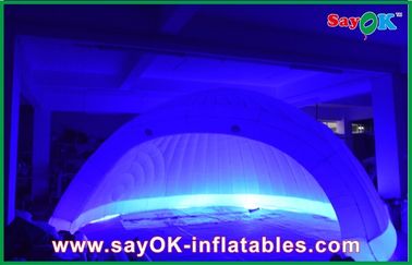 عالية المسيل للدموع قوة نفخ الهواء خيمة LED للحزب / معرض خوذة ملهى ليلي حزب نفخ خيمة