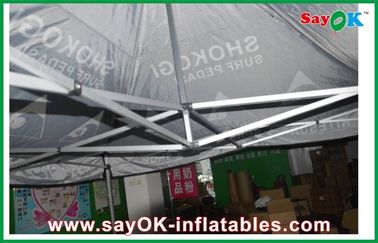 خيمة يارد كانوبي خيمة سوداء قابلة للطي في الهواء الطلق ، خيمة عملاقة مضادة للماء بإطار من الألومنيوم