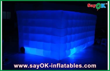 إضاءة LED خيمة تخييم قابلة للنفخ للإعلان / حفل قابل للنفخ للبيع