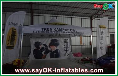 خيمة مظلة قابلة للطي 3 م × 3 م قابلة للطي إطار ألومنيوم مقاوم للماء / حماية من الشمس