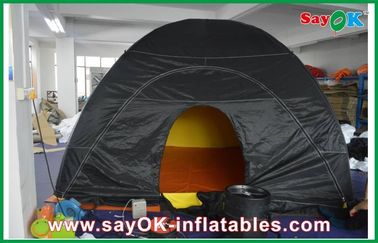 Outwell Air Tent خيمة تخييم قابلة للنفخ دائم أسود خارج أصفر داخل حسب الطلب
