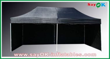 L6m س W3m أكشاك خيمة للطي المظلة مع 3 الجدران الجانبية إطارات الحديد المقاوم الشمس