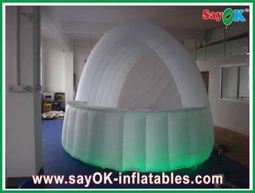 شريط عرض النادي الليلي مع مصباح LED للإعلان عن شريط قابل للنفخ لشهادة UL منفاخ PVC L4 X W4 X H3.5m