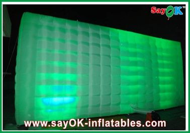 خيمة الهواء القابلة للنفخ L10 X W10m مع مصباح LED لحدث ترويج الإعلان في ملهى ليلي