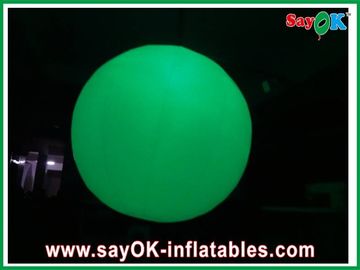 نادي 190T نايلون قماش قابل للنفخ الكرة مع أضواء LED قطرها 2 متر