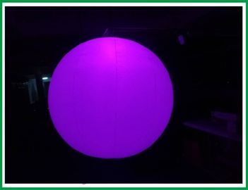 نادي 190T نايلون قماش قابل للنفخ الكرة مع أضواء LED قطرها 2 متر