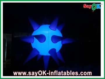 الصمام الديكور نفخ قنفذ البحر سبايك نموذج الكرة مع أضواء ملونة للأحداث والديسكو
