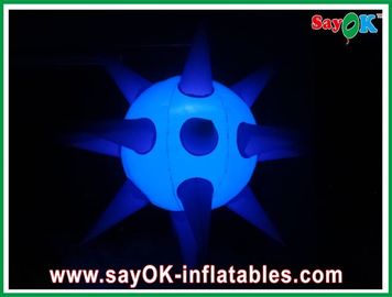 الصمام الديكور نفخ قنفذ البحر سبايك نموذج الكرة مع أضواء ملونة للأحداث والديسكو