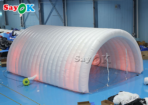 قناة غرفة تعقيم خيمة طبية محمولة في الهواء الطلق مع ضوء LED