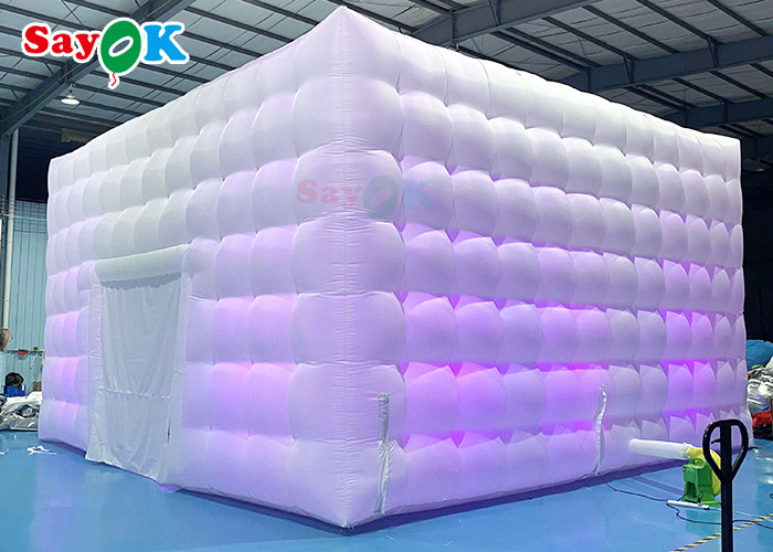 خيمة هوائية متحركة 8x8x4m في الهواء الطلق خيمة حفلة مفتوحة للبيض