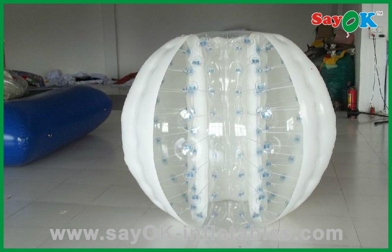 نفخ الألعاب في الهواء الطلق الساخن بيع فقاعة 0.6mm PVC / TPU 2.3x1.6m نفخ الجسم الوفير الكرة للعبة