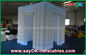 Small Photo Booth White Two Doors Square Inflatable Photo Booth / Photobooth Enclosure Frames