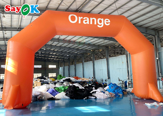 حدث ماراثون قوس دخول قابل للنفخ يبدأ خطوط النهاية ذات العلامات التجارية ممرات سباق الجري