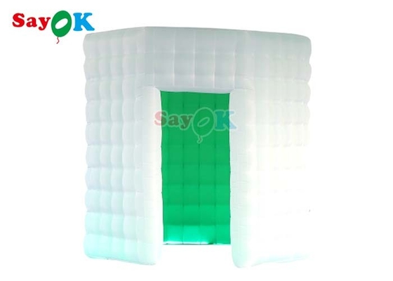 مستودع بيضاوي صور بوث Inflatble بقيادة خيمة مع منفاخ هواء