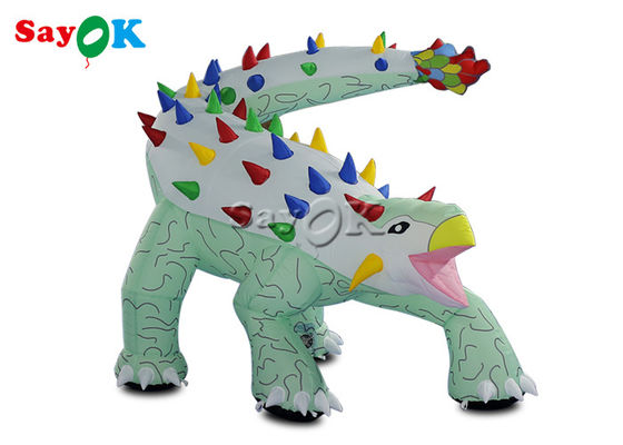 1.8x1.2mH نفخ نموذج الرسوم المتحركة Ankylosaurus للإعلان