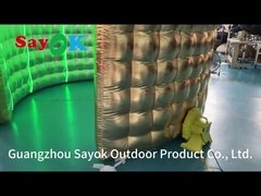 صناعة الصور المضخمة 360 الصورة الحجرة الشكل الذهبية الصورة المضخمة الخلفية