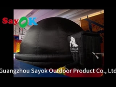 خيمة القبة المتنفخة المحمولة للسينما والأفلام والأطفال المعدات التعليمية المدرسية