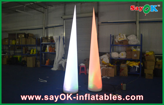 الديكور 2M نفخ ضوء الآيس كريم المخروط مع الصمام الخفيفة