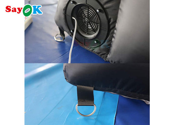 خيمة النفق المضغوطة ذات العشب الأسود متعددة الوظائف للأنشطة المعارض